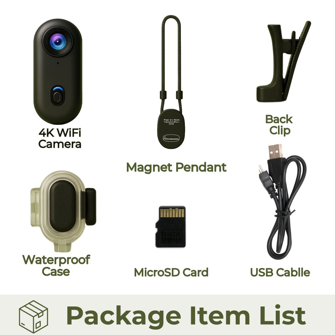 ZOOM Wearable Magnetic Camera