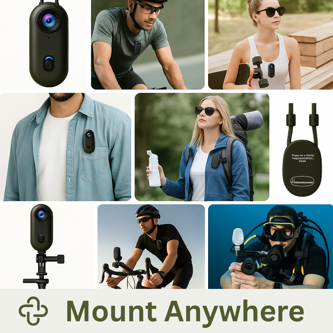 ZOOM Wearable Magnetic Camera